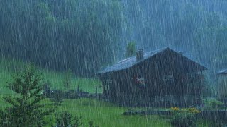 Gentle Night Rain & Thunderstorm Sounds to Sleep FAST - Rain Sounds for Sleeping | Asmr Rain