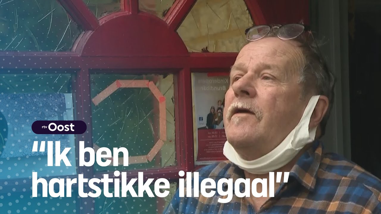 Dakloze Rudy (70) wordt uit tuinhuisje gezet in Kampen | RTV Oost