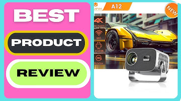 VEVSHAO A12 Projector Mini Portable LED Video Android 11.0 WIFI 6 Mirror SmartPhone for