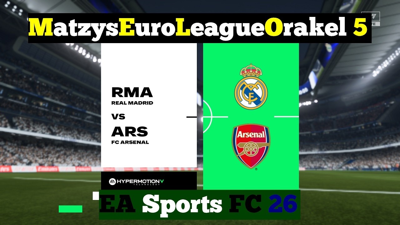 M.E.L.O. 5 ⚽ 209 Real Madrid vs. FC Arsenal ⚽ Spieltag 15 | EAFC 26