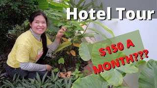 ??What Can You Get For $150 / Month In Kampot Cambodia?  ?? Hotel Tour! - 4K