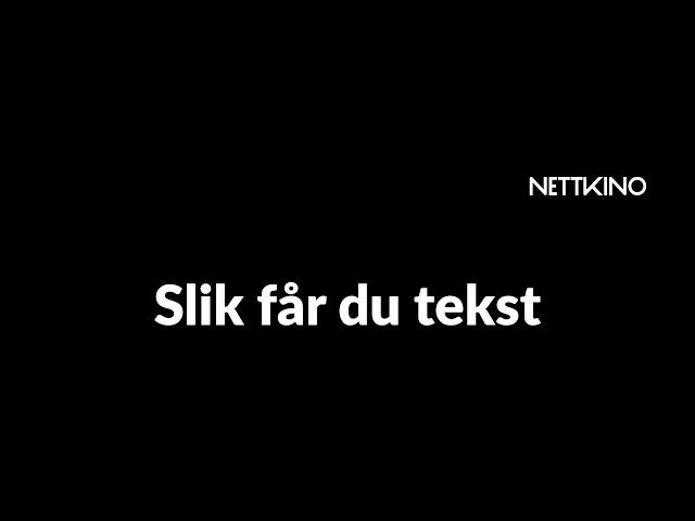 Nettkino - Slik får du tekst class=