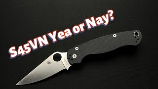 Spyderco PM2 w/S45VN Knife Review