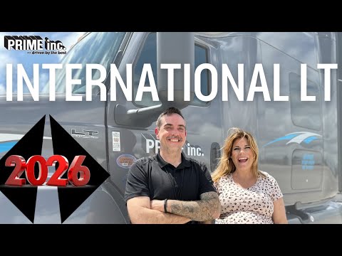 2026 International LT Truck Tour | Walkaround & New Features Breakdown! - video from New Prime Inc