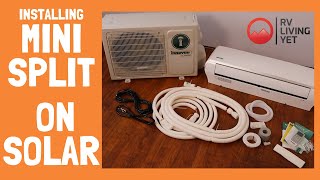 Innovair Mini Split Install - DIY Mini Split Air Conditioner On Solar - Air Conditioning by RV Living Yet 21,744 views 2 years ago 17 minutes