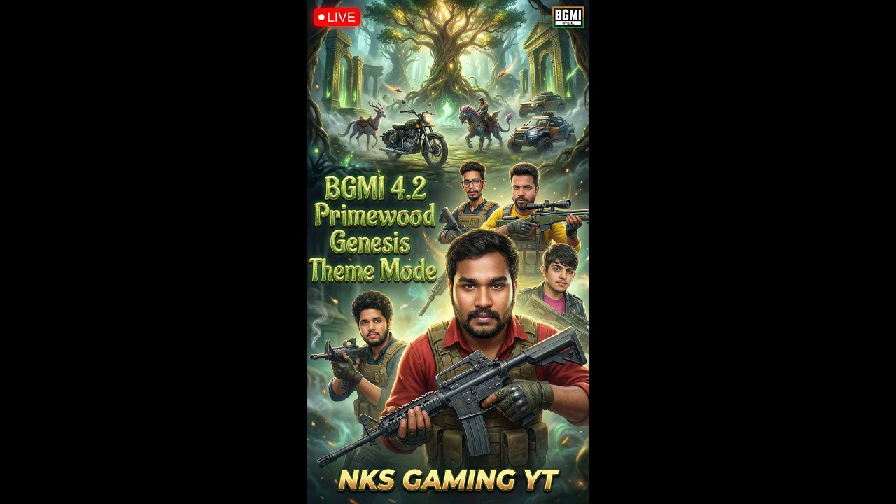 BGMI 4.2 LIVE 🔴 Crazy Squad Action | Telugu Gameplay | 16 Jan 2026 