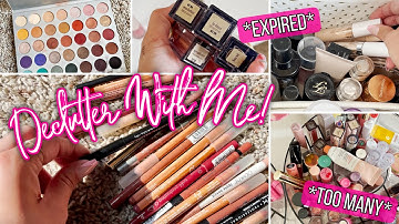 SPEED DECLUTTER || Quick + Painless Makeup Collection Declutter