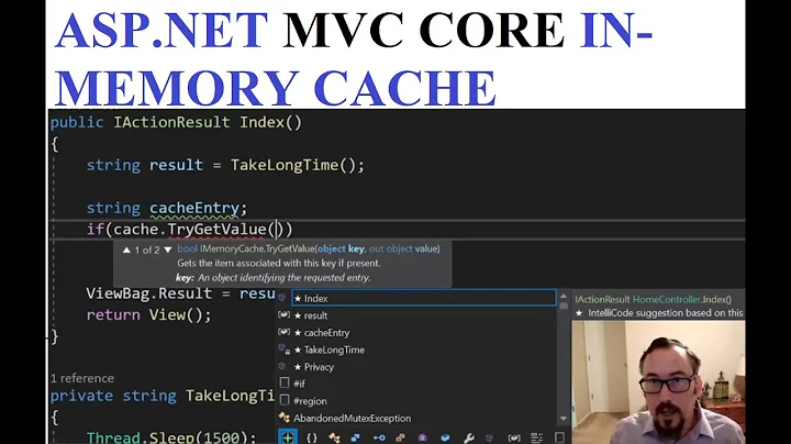 In-Memory Cache for ASP.NET MVC CORE (November 2020)