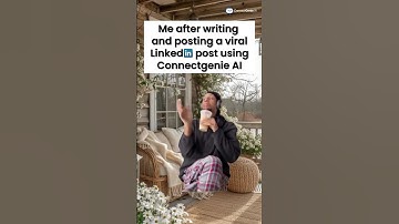 📢 When you use ConnectGenie AI for your LinkedIn posts…
