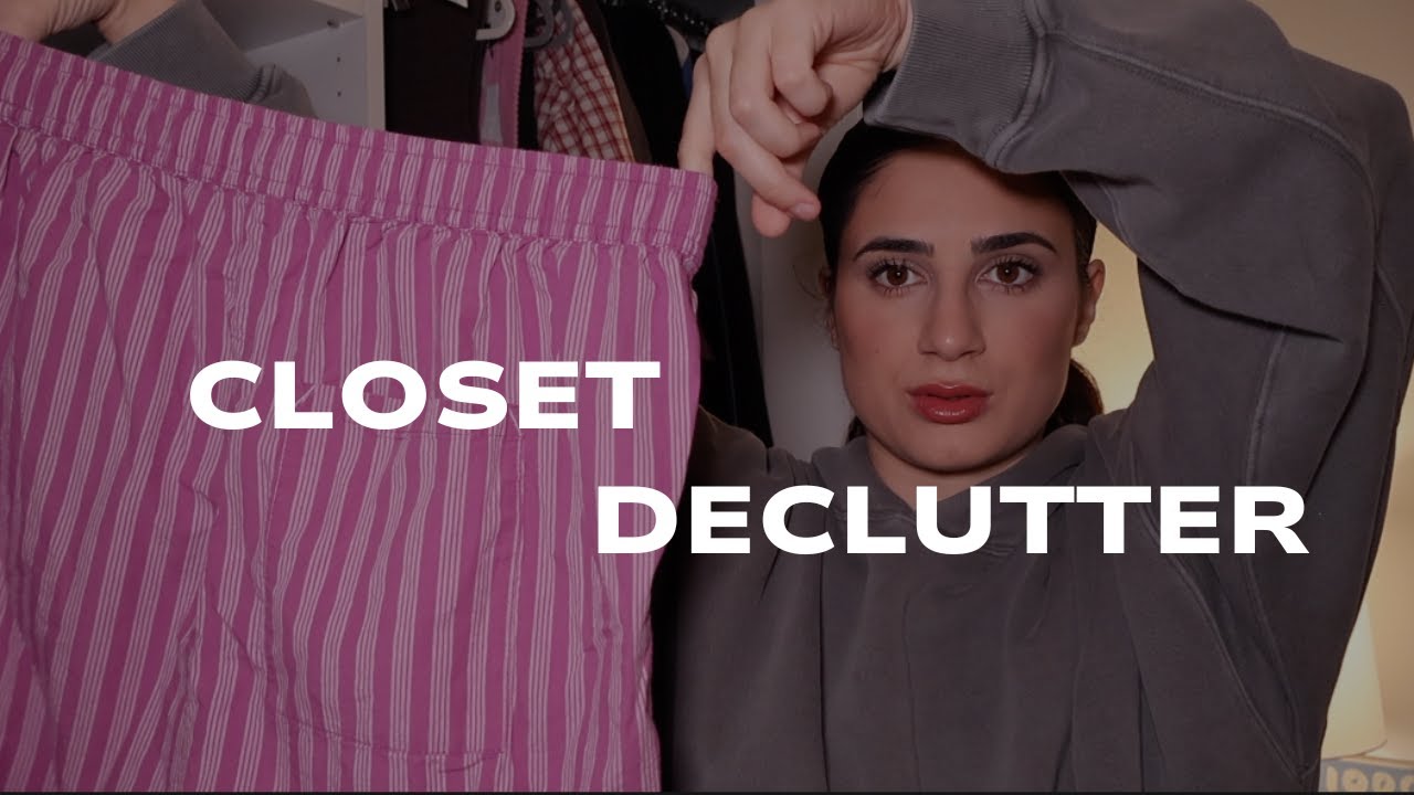 closet clean out & declutter 🤍