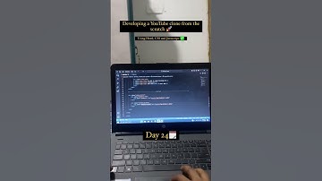 Day 24 of building a YouTube clone 🚀✅ #scratchcoding #codingchallange #computer #codingchallenge
