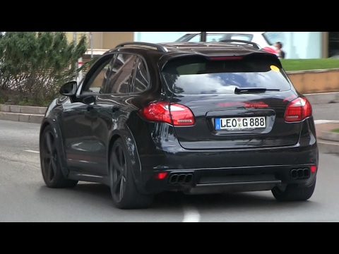 LOUD Porsche Cayenne Gemballa BiTurbo 720 Aero 3 In Monaco