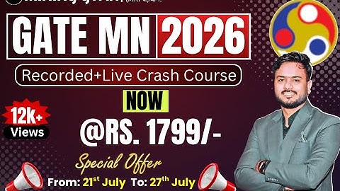 Crack GATE MN 2026 with MG @ ₹1799 |Affordable. Effective. Proven.|MG Quality Now Budget-Friendly!