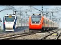 Dangerous saffron vande bharat7 vande bharat express trains attacks at 130kmph indian railways