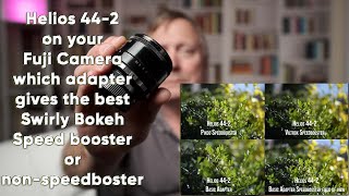 Arashigaoka skelet rustig aan Helios 44-2 on your Fuji camera which adapter gives the best swirly bokeh -  YouTube