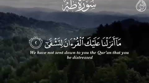 حالات واتساب القرآن كريم من سورة طه بصوت القارئ أحمد الشافعي