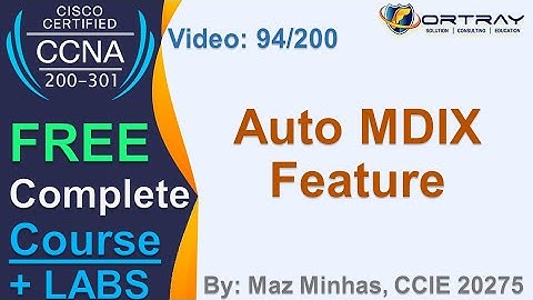 Free CCNA | 94- Auto MDIX Feature | Day 5 | CCNA 200-301 Complete Course
