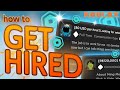 How to get hired on roblox earn robux fast