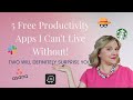 5 Free Apps that Keep Me SUPER Productive!  Time and Get More Stuff Done!