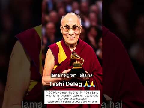 Compassion in Harmony: H.H. the Great Dalai Lama Wins Grammy Award Spreading 💕 Wisdom #dalailama