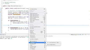 Java Tutorial: Nested Conditions