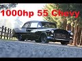 Blacked out 1000hp 1955 Chevy ProTouring build by MetalWorks Classic Auto Restoration. Supercharged