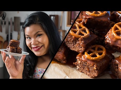 Pretzel Brownies | Jen Phanomrat