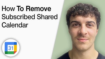 How to Remove a Subscribed Shared Calendar From Google Calendar [2025 Full Guide]