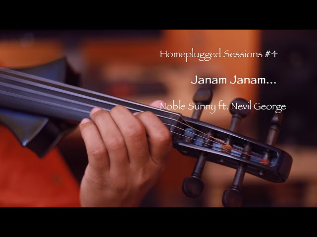 Janam Janam | Dilwale | SRK | Kajol | Violin Cover | Noble Sunny ft. Nevil Geroge