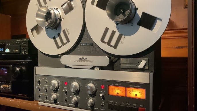 Revox B77 MKII Reel to Reel Demonstration Video. 