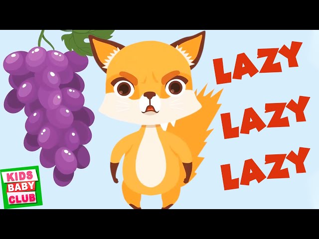 The Lazy Fox Story - Funny Cartoon Videos - Kids Baby Club class=