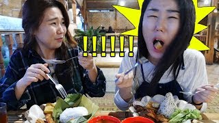 Cewek Korea pertamakali coba IKAN ASIIIIIIIIIIIIN!!