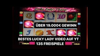 Lucky Ladys Charm auf 20€ Freispiele 19.000€ JACKPOT 🤑 Novoline Casino Spielhalle Spielothek