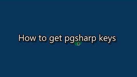 How to get pgsharp keys
