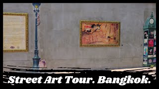 "Exploring Bangkok's Vibrant Street Art: A Colourful Urban Adventure" 4K.