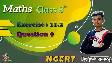 Que. 9 (Area of Octagon) | Exercise 11.2 | Mensuration | Class 8 | Mathematics | NCERT