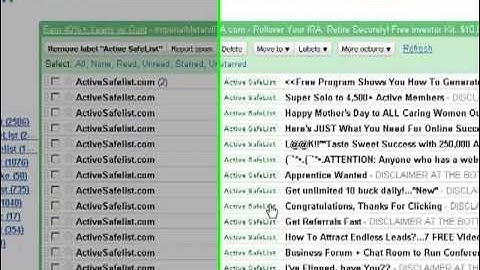Gmail SafeList Tutorial #1