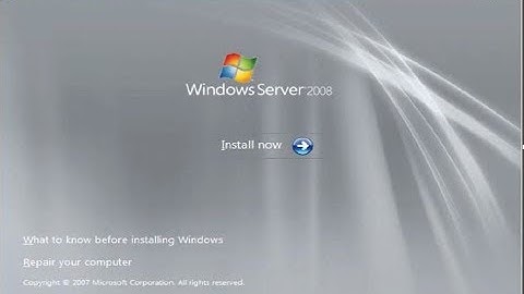 Installing Windows Server 2008, Enterprise Edition using VMware Workstation Pro