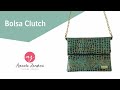 Bolsa Clutch Croco - Passo a Passo - PAP - Tutorial - DIY