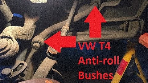 Vervanging van de voorste stabilisatorbus van de VW T4
