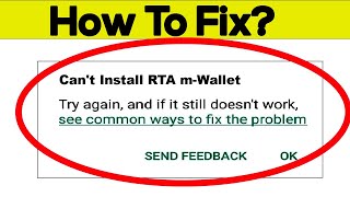 How To Fix Can't Install RTA m-Wallet App Error In Google Play Store in Android - Can't Download App screenshot 5