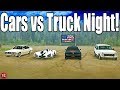 SpinTires MudRunner: CARS vs TRUCK NIGHT IN AMERICA!?