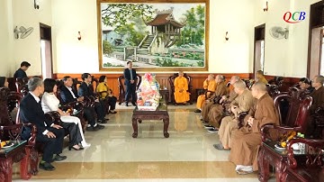 Chính quyền tỉnh Quảng Nam thăm, chúc tết BTS Giáo hội Phật giáo tỉnh