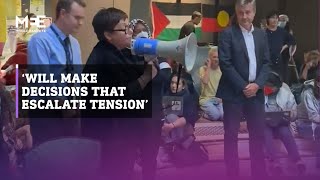 UniMelb warns pro-Palestine encampment of ‘serious consequences’ if not disbanded