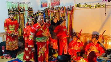 Hát then Lạng Sơn, dọn đường lên cửa vua, giải vàng giải vĩ. Lễ lẩu then Yến tăng chức. P6