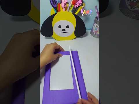 Diy Easy Bts Craft  / Diy Bts Photoframe  #diy #youtubeshorts #btsmerch #ytshorts #viral