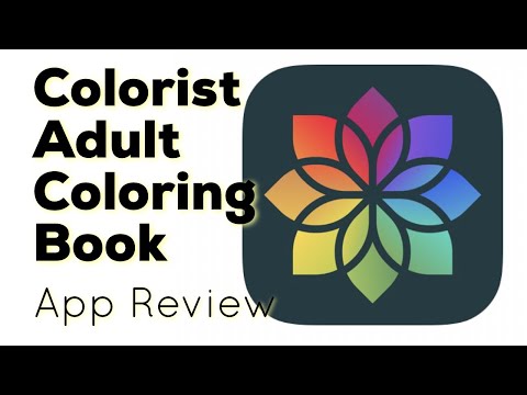 Colorist Adult Coloring Book App Review