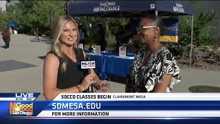 KUSI SD First Day of Classes at Mesa College Live CoveragePart 1