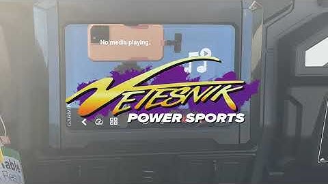 Bluetooth Connecting Garmin tread in a Kawasaki Ridge Limited