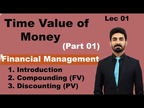 #01 Time value of money introduction || Financial Management || BBA,MBA